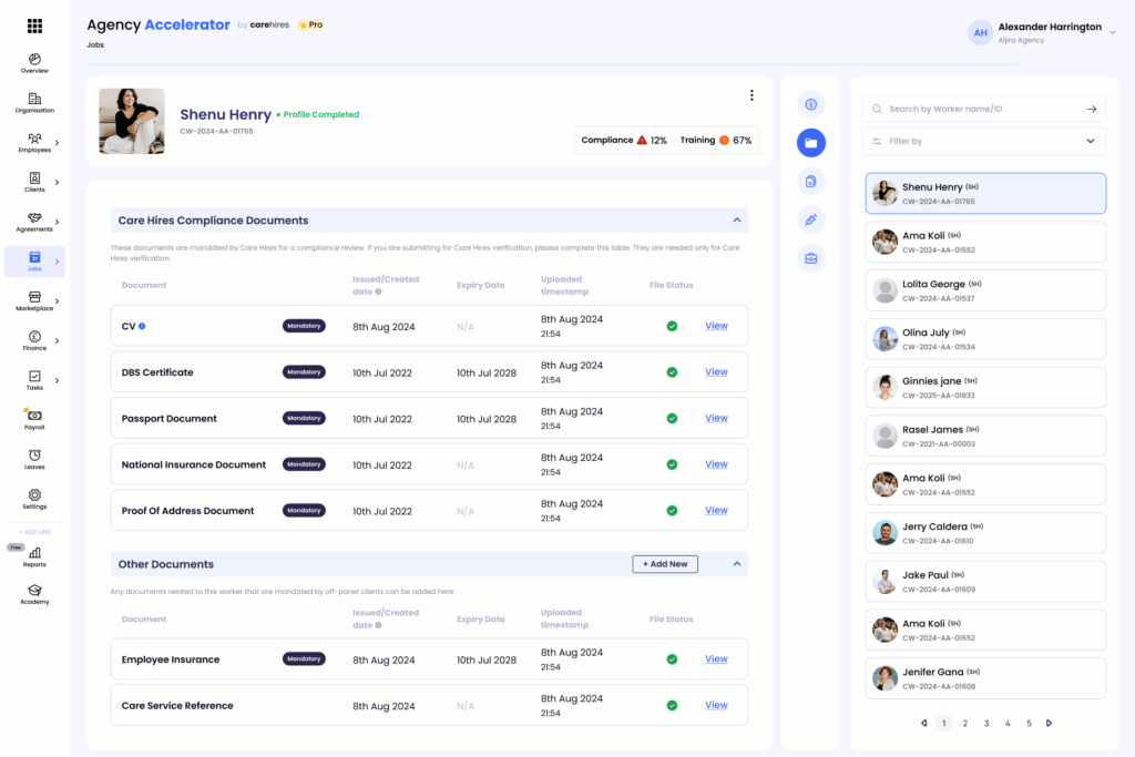 White-labelled staff app